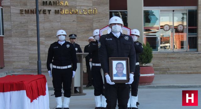 Manisa'da polis memuru Sarıtaş için tören düzenlendi