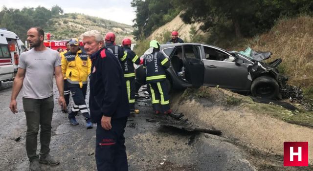 Manisa yolunda feci kaza 3 ölü