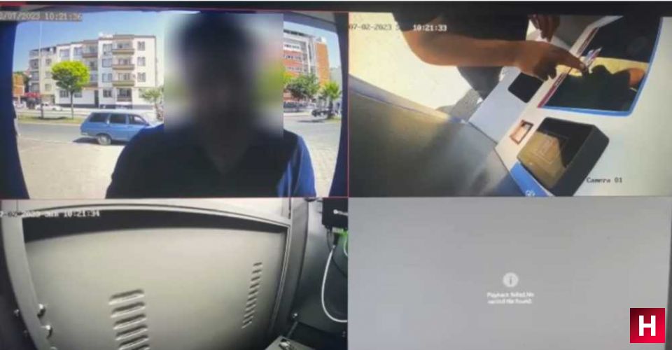 Kameradan yakalandı yasal işlem başlatıldı