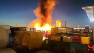 Manisa OSB'de fabrika yangını