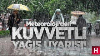 Manisa'ya kuvvetli yağış uyarısı