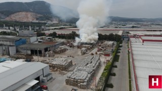 OSB’deki kağıt fabrikasındaki yangın kontrol altına alındı