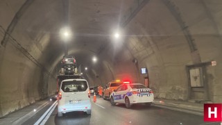 Sabuncubeli Tüneli’nde korkutan kaza